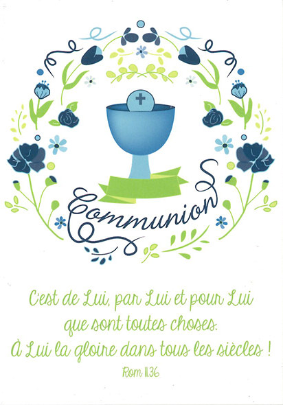 Signet confirmation - 7x10cm C'est de lui, par...