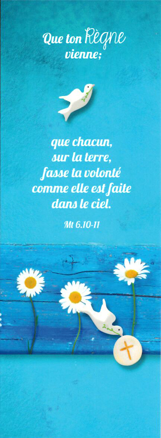 Signet communion - 5,5/15cm Que ton règne...