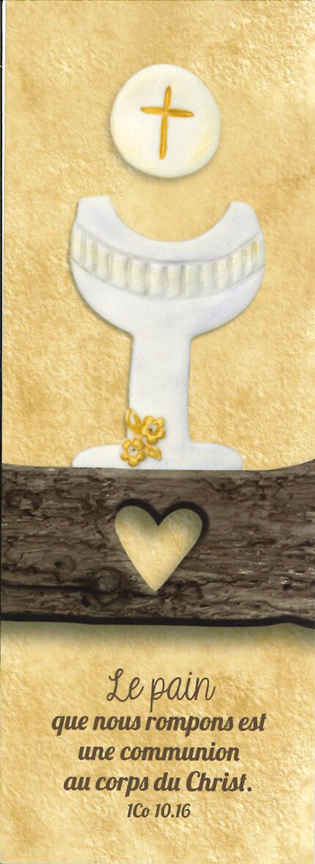 Signet communion - 5,5/15cm Le pain que nous...