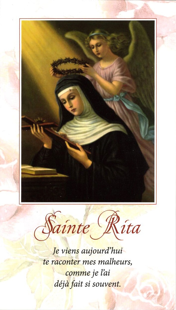 Signet prière Ste Rita, je viens... - SP101RI
