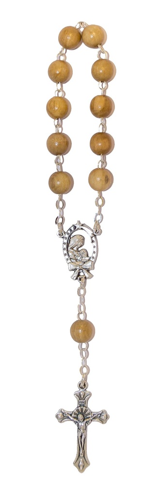 Tientje - olijfhouten parel (⌀ 8mm)