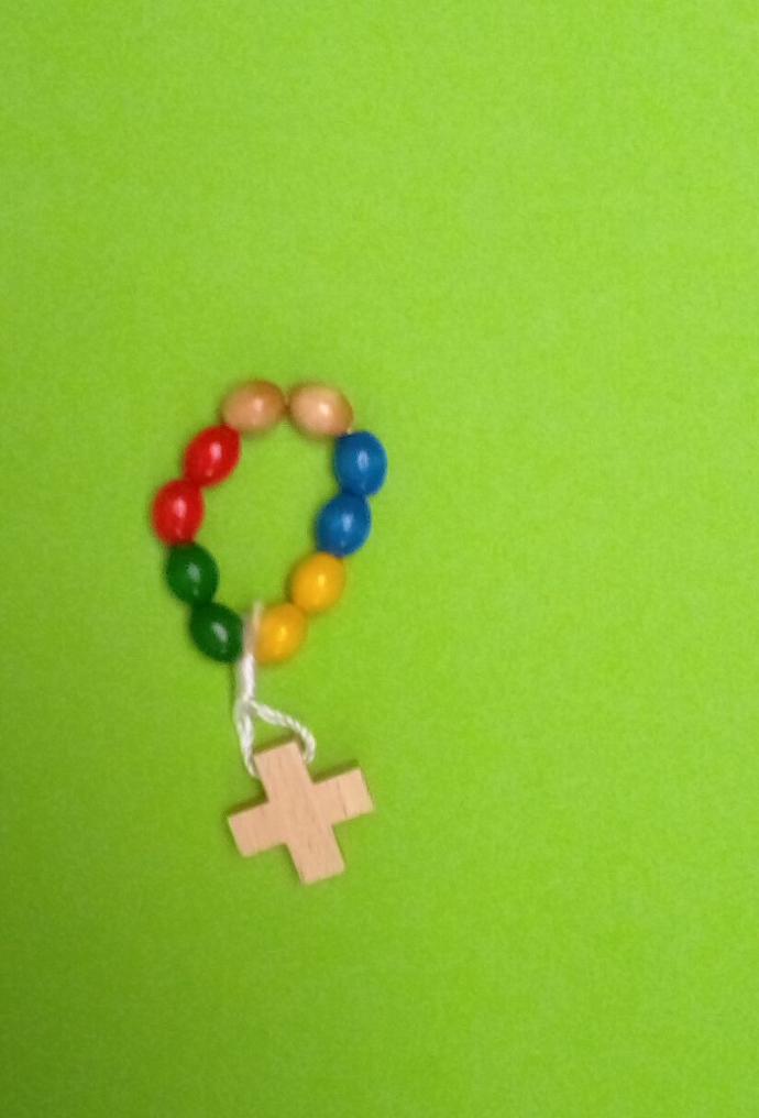 Tientje 'Missie' - houten parels (10x8mm)