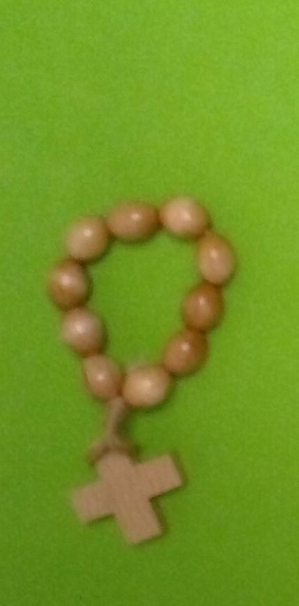 Dizainier - grains en bois - naturel (10x8mm)