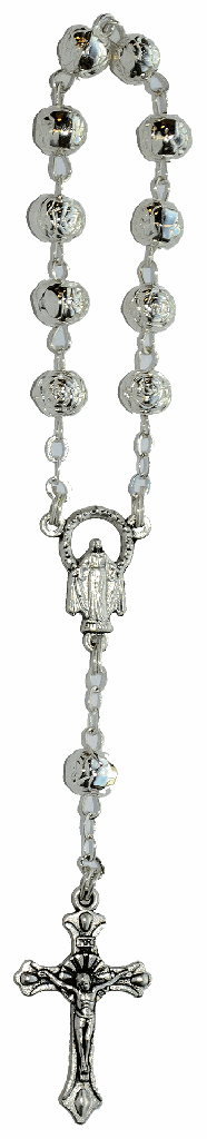 Tientje - metalen roosjes (7x6mm)