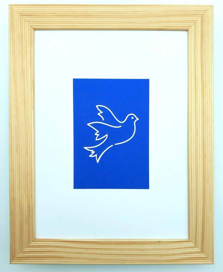 CADRE ILLUSTRE DECOUPE AU LASER 22,5*28,5cm