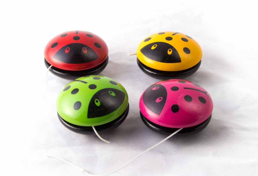 Y24 YOYO COCCINELLE JAUNE 5,6 cm