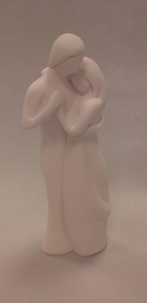 Statue 'The lovers' - resin/white - 13cm