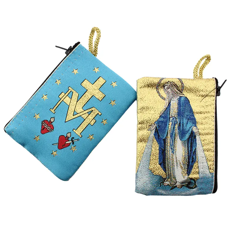 Etui geweven stof - Wonderbare (110x75mm)