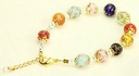 Armband/Mini-Rosenkranz - Venizian Glass - Multi-Farbig (Ø8mm)