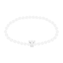 Armband perlmutt - "New Wonderful Moments"- Collection"  - Engel versilbert