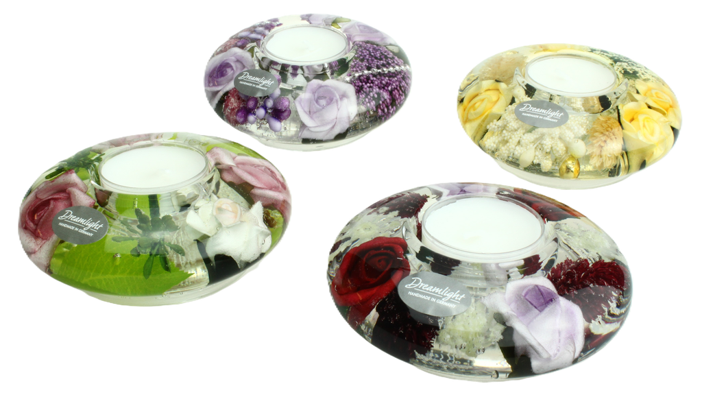 'Dreamlight' Rosengarten - 9,5cm - Ufo-glas - assortiment