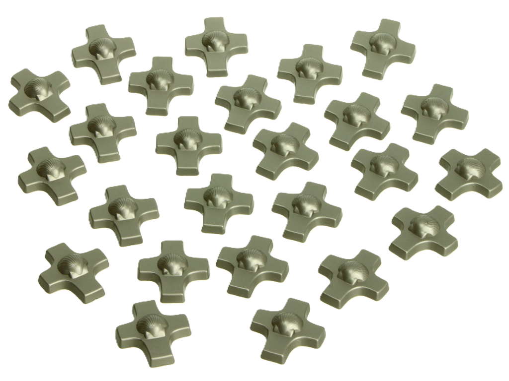 Lot de 25 Croix de Pélerin en métal - coll. Maria-Laach (25x33mm)