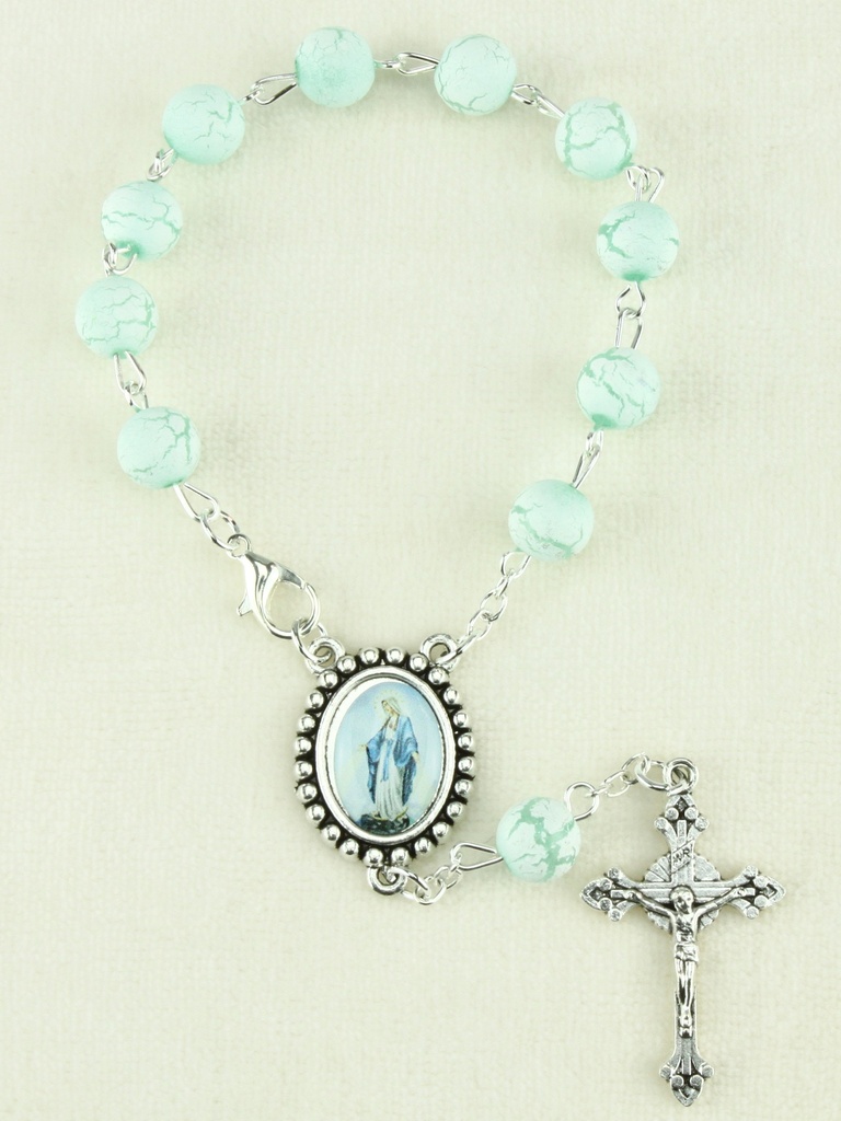 Tientje - plastiek - groen (Ø 8mm)