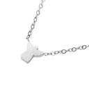 Halskette versilbert - "Love it- Collection"  - Engel (42+5cm)