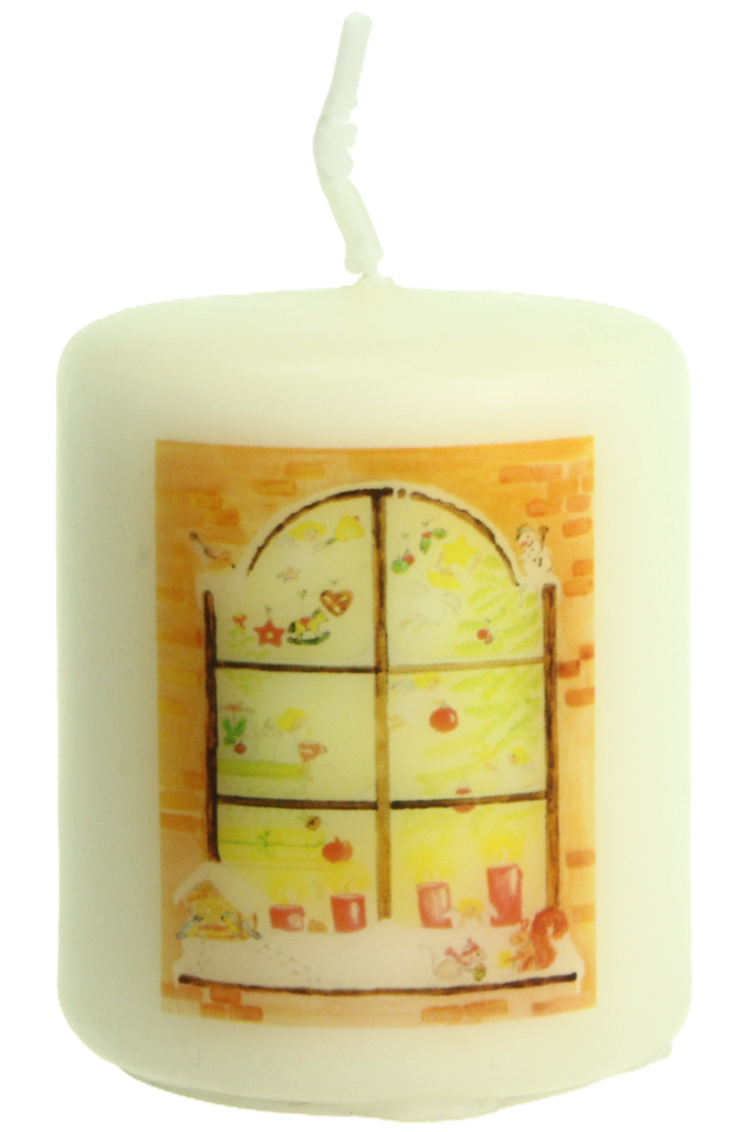 Kaars 'Kerstvenster' - Maria-Laach (60/50mm)