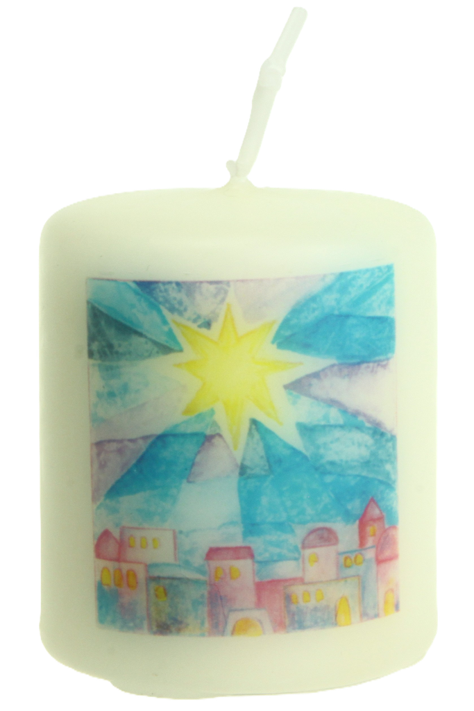 Bougie 'Etoile de Paix' - Maria-Laach (60/50mm)