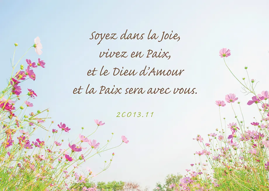 Magneet - 55x80mm - Soyez dans la joie ... 
