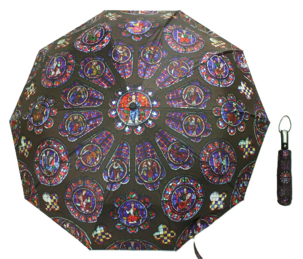 Paraplu - metaal/polyester/10K - automatisch - 105cm - Vitro Chartres