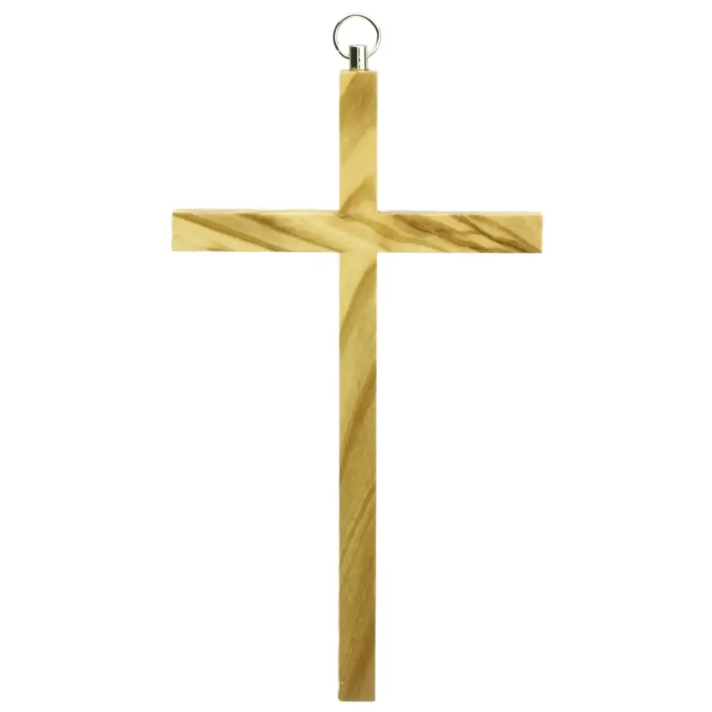 Wandkreuz ohne Korper - Olivenholz (92x160mm)