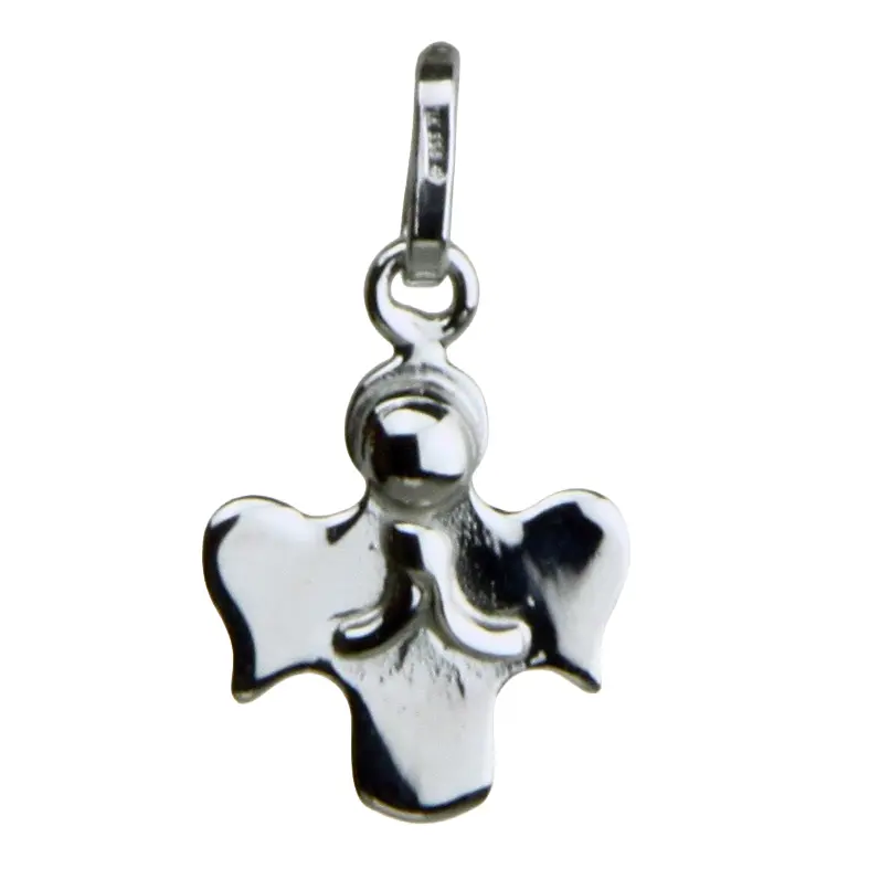 Pendentif Ange - Argent 925% (Ø13mm)