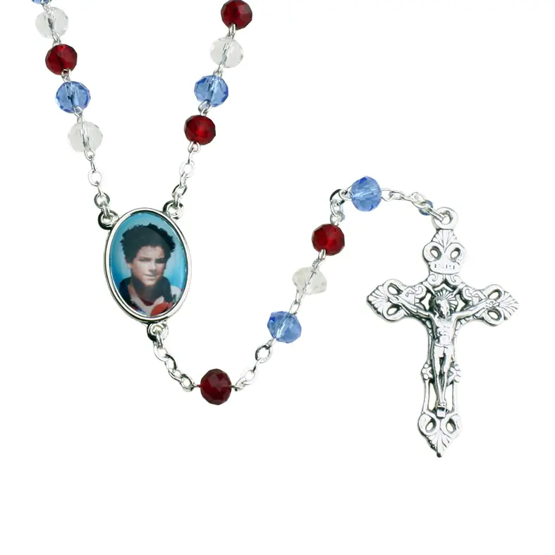 Rosary 4carlos Acutis' - semi-cristal (⌀6mm)