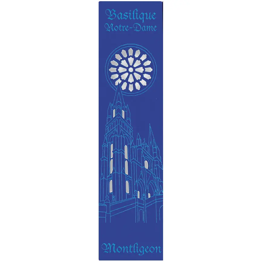 Marque-page découpé - N.D Montligeon - assorti (52,5x210mm)