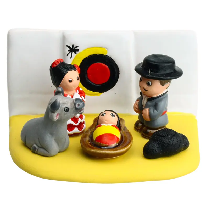 Crèche du monde 'Espagne' - 7x9cm
