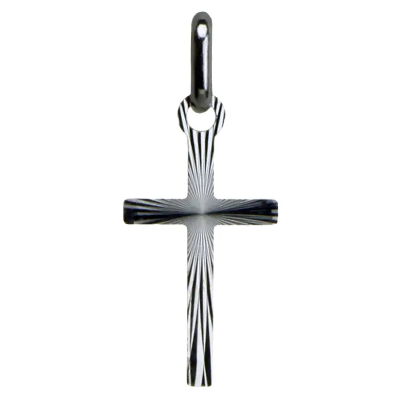Cross small - Silver 925% rhodium (9x15mm)