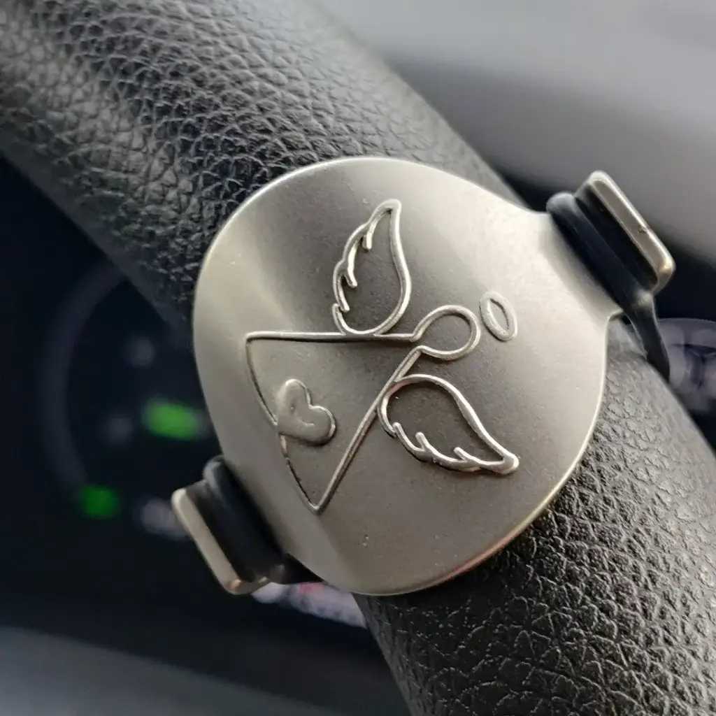 Biker-Plaket - Guardian Angel (40x30mm)