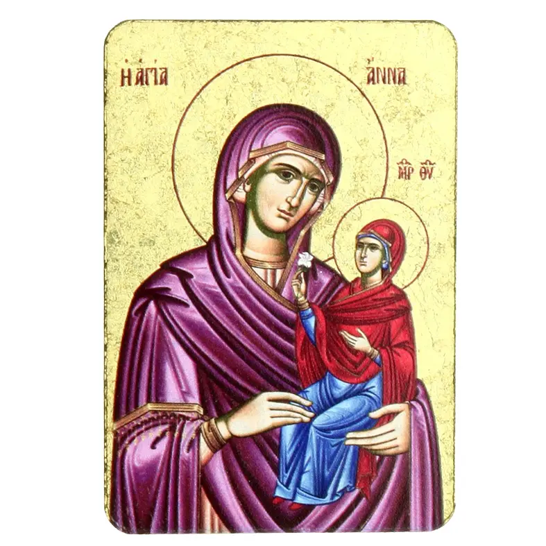 Magnet icon/wood - 55x80mm -H. Anna