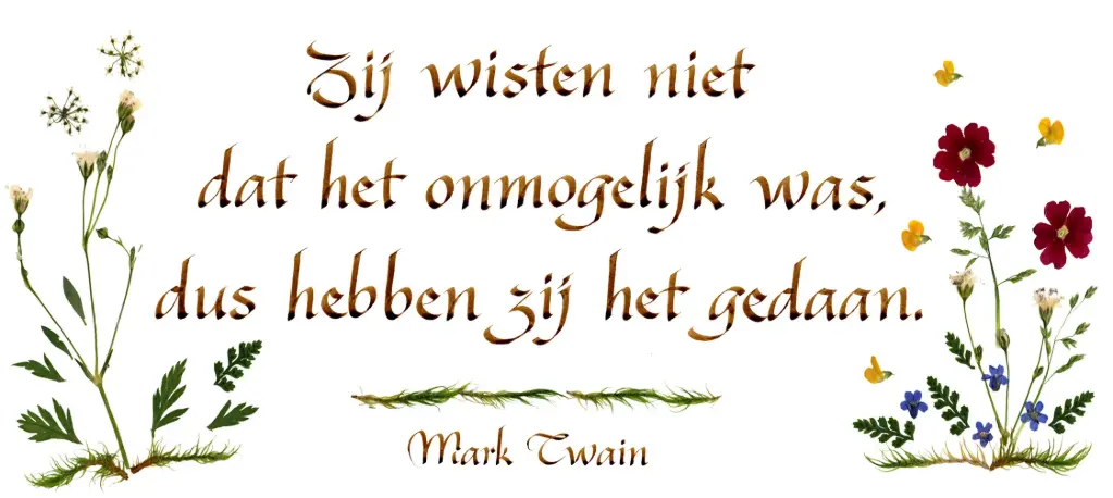 Kaart serie 'Citations - NL - 'Zij wisten niet...' - 10,5x21cm + envel.