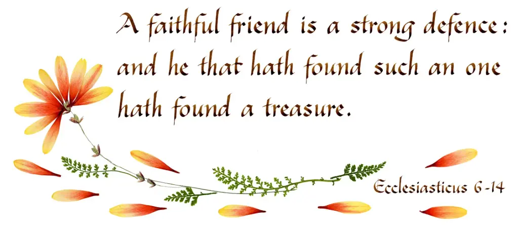Kaart serie 'Citations - GB - 'A faithful friend...' - 10,5x21cm + envel.