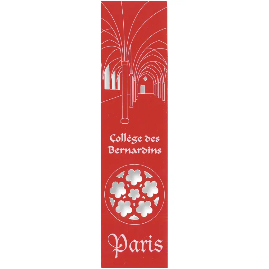 Bladwijzer gelaserd - Collège des Bernardins/Paris - assorti (52,5x210mm)
