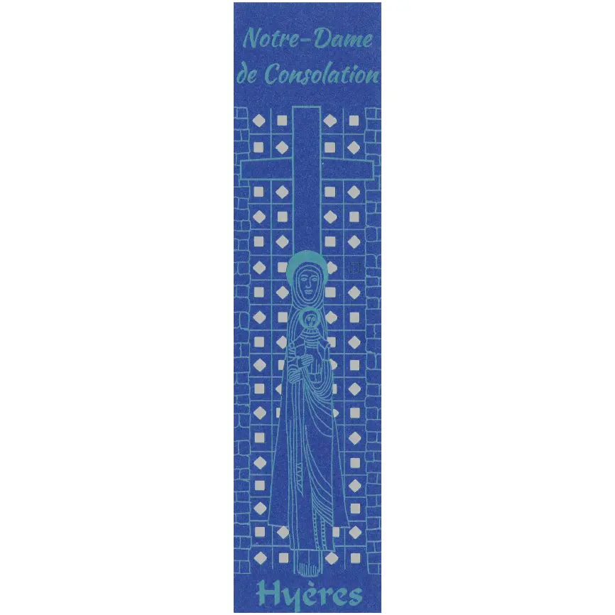 Bladwijzer gelaserd - Notre Dame de Consolation/Hyères - assorti (52,5x210mm)