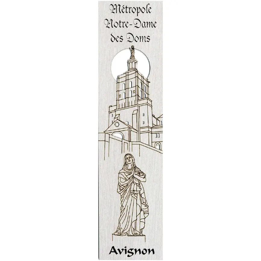 Bladwijzer gelaserd - Métropole N-D des Doms/Avignon - assorti (52,5x210mm)
