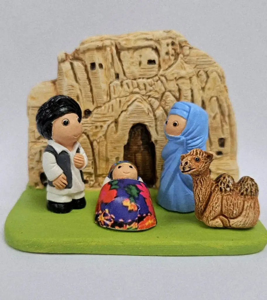 Kerstgroep "Afghanistan" - 7x9cm