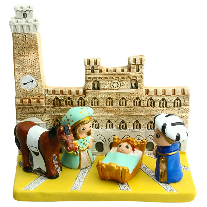 Kerstgroep "Siena/Italië" - 7x9cm