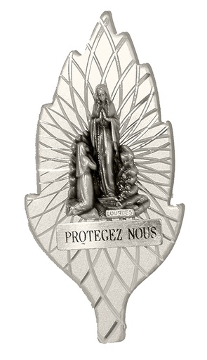 [ATM-35LOU9180] Automagneet blad - OLV Lourdes (63x30mm)