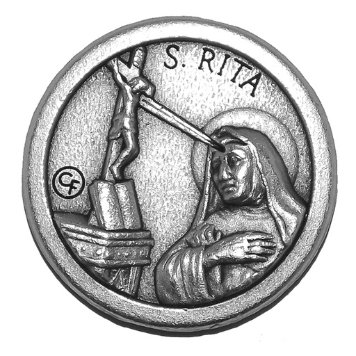 [ATM-35RIT9522] Aimant rond - Ste Rita (Ø25mm)