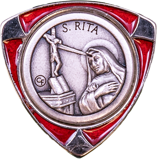 [ATM-35RIT9537RD] Magnète/rouge - Ste Rita (35mm)