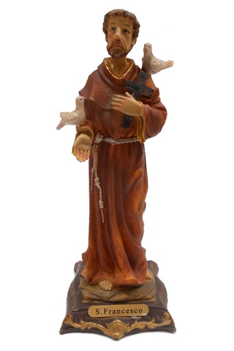 [BLD-09FRA30] Statue Saint François (30cm)