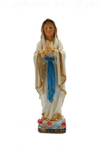 [BLD-80LOU12] Statue Lourdes - résine - 12cm