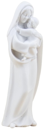 [BLD-93OLK21WT] Marie en kind - kunsthars/wit - 10 cm