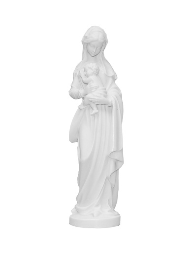 [BLD-93OLK31WT] Vierge renaissance - kunsthars/wit - 19 cm