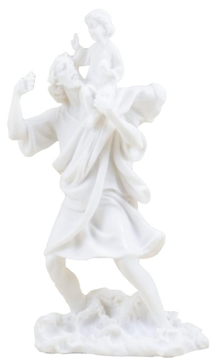 [BLD-93RBA840] H Kristof  - kunsthars/wit - 10*6cm