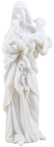 [BLD-93RBA850] Madonna kind - kunsthars/wit - 10*4 cm