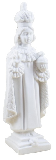 [BLD-93RBA955] Jesus de Prague  - résine/blanche - 15 cm