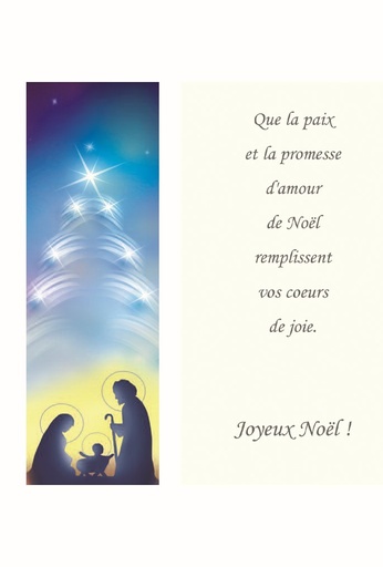 [CRT-18VIT125] Carte vitrail Que la paix - 10,5x15cm/cello+envel