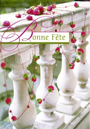 [CRT-21CS188] Kaart - 10x15cm - Bonne Fˆte