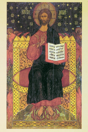 [CRT-28CS062] Carte 10x15cm - Christ, Lumière du Monde nø 62 - Chevetogne